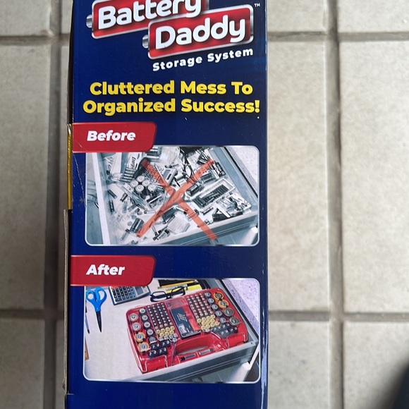 NEW Battery Daddy Storage System for 180 Batteries with Tester and Carrying Case - Picture 3 of 3